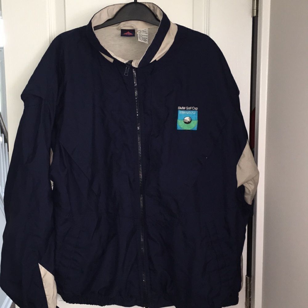 Vintage Le Coq Sportif BMW Golf cup Jacket M Chris O’Connell Retro Tennis